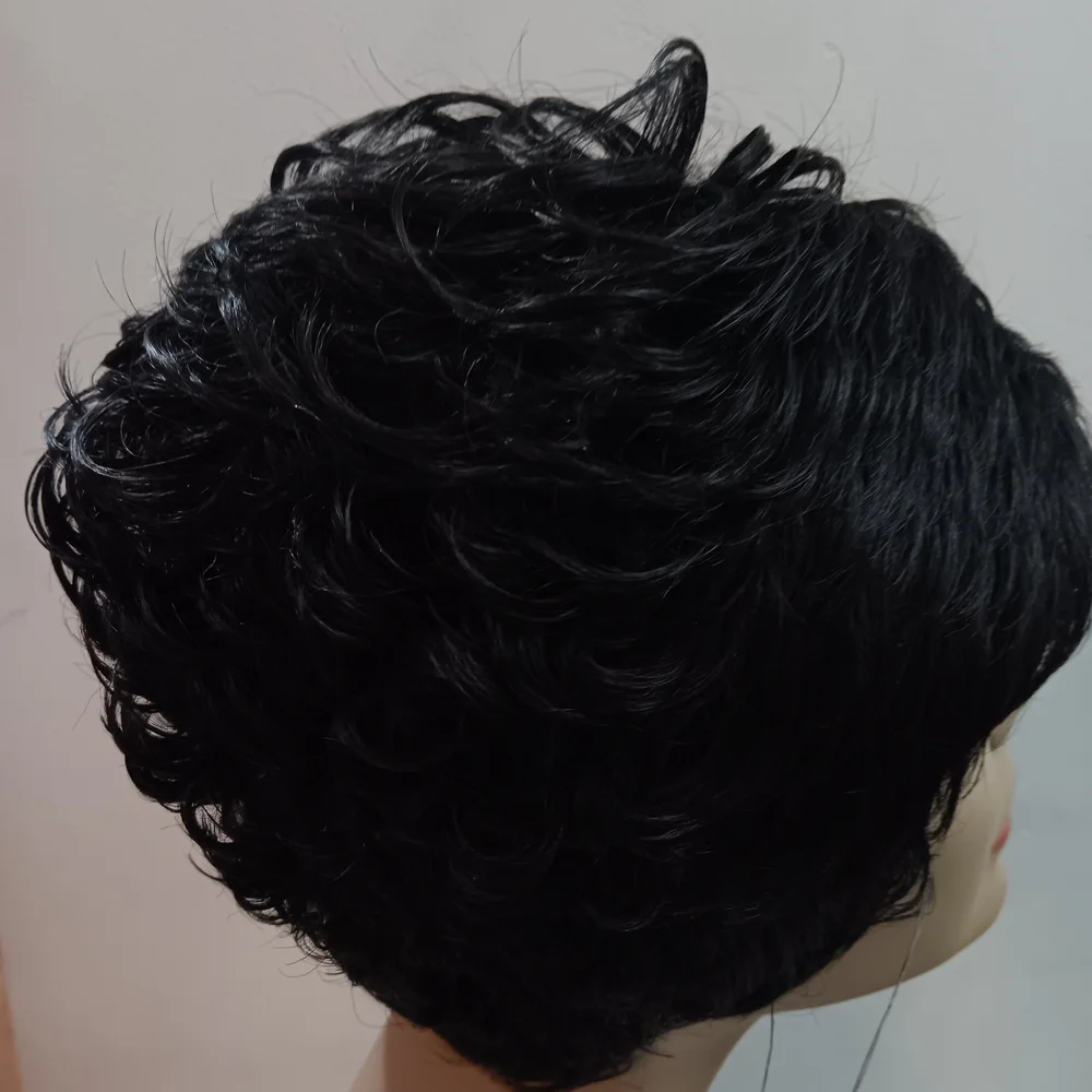 Elegant Black Short Wig